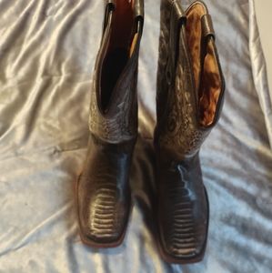 Python cowboy boots